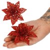 103897 ca0727 ozdoba swiateczna poinsettia 11x11 cm M0