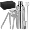 161538 ki0021 zestaw barmanski do drinkow shaker 750 ml 5 elem M0