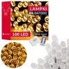 63287 cl4034 lampki led na baterie 100 led M0