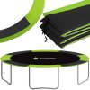 131044 tp 10ft 305 cm black with green finished oslona do trampoliny M0