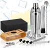 170441 ki0025 zestaw barmanski do drinkow shaker 12 elem M0