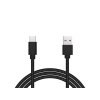 USB 2,0 A - USB-C 1,0 m črna zadnja stran