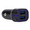 USB hitri avtomobilski polnilec 36W dvojni port