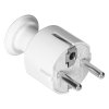 Enostavni vtič Uni-Schuko 16A, 230V, bel