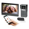 GADI, enodružinski videodomofonski komplet, 2-žični, 10", Wi-Fi, zaslon na dotik, Full HD, RFID čitalnik, kodna ključavnica