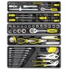 toolbox of spanners sockets screwdrivers 87 el