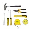 tool set 9 el combination pliers screwdrivers hammer