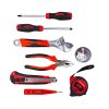 tool set 9 el combination pliers screwdrivers hammer