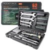 tool kit bits sockets spanners 62 el case