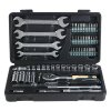 tool kit bits sockets spanners 62 el case
