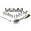 bit sockets set with ratchet 1%252F4 hex torx ph spanner bits