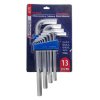 Set imbusnih ključev tip L 2-19mm 13 kosov