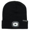 winter cap with usb led torch