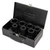 JCB Komplet globokih udarnih nastavkov 1" Cr-Mo 6-šestkotnih 7 kosov 24-46