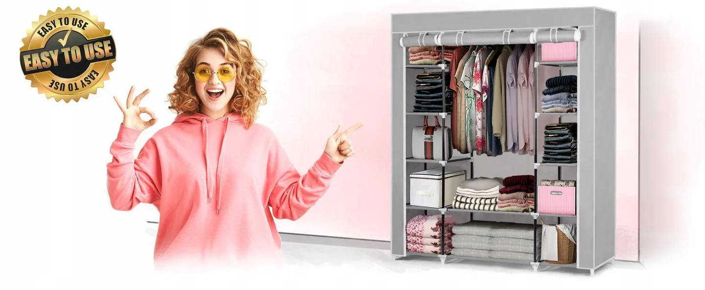 4 Dôvody, prečo je látková skriňa ten správny výber