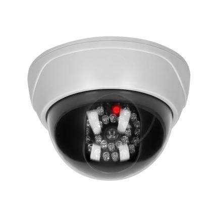 Maketa bezpečnostnej CCTV kamery s IR diódou, na batérie