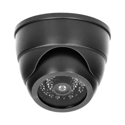 Maketa bezpečnostnej CCTV kamery, s IR diódou, na batérie, MINI