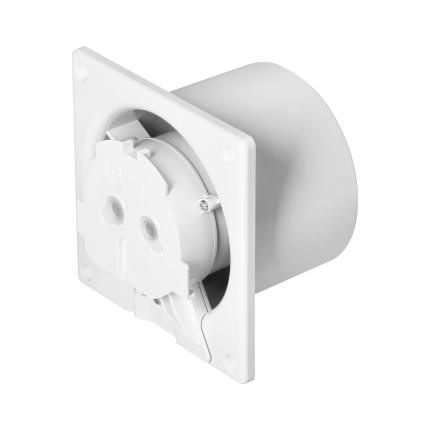 Kúpeľňový ventilátor 100 mm Premium, s časovačom a snímačom vlhkosti (guličkové ložisko)