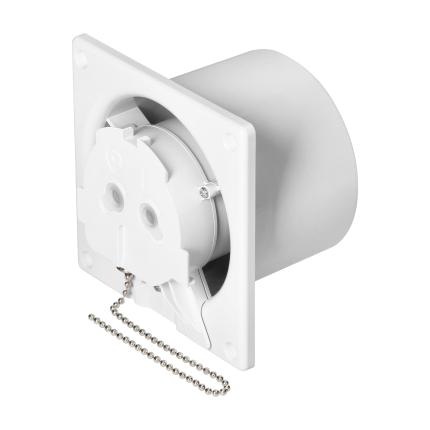 Kúpeľňový ventilátor 100mm - Premium - šnúra s vypínačom a guľôčkovými ložiskami