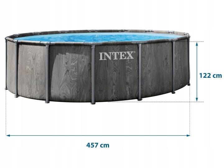 Detail produktu Nadzemný bazén s konštrukciou INTEX 457 × 122 cm súprava 12 v 1 J-26742ND