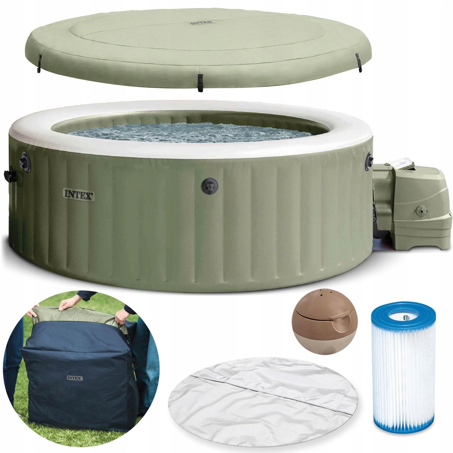Nafukovacia vírivka pre 4 osoby Intex PureSpa 196 × 71 cm s hydromasážou J-28426NP