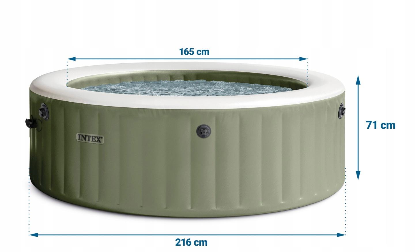 Detail produktu Nafukovacia vírivka pre 6 osôb Intex PureSpa 28428NP, 216 × 71 cm, s hydromasážou J-28428NP