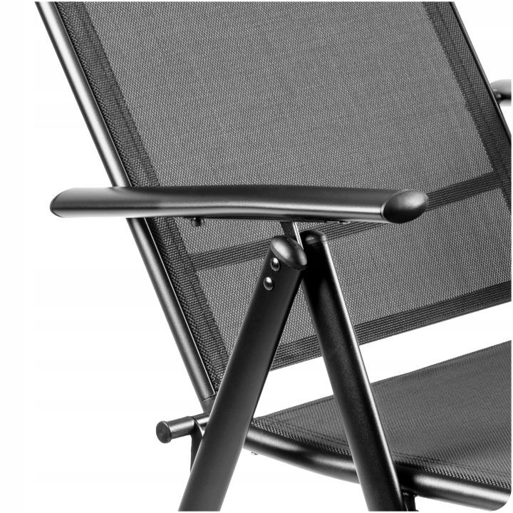 Detail produktu Skladacie polohovacie záhradné kreslo Sofotel SO-983 čierne J-298300