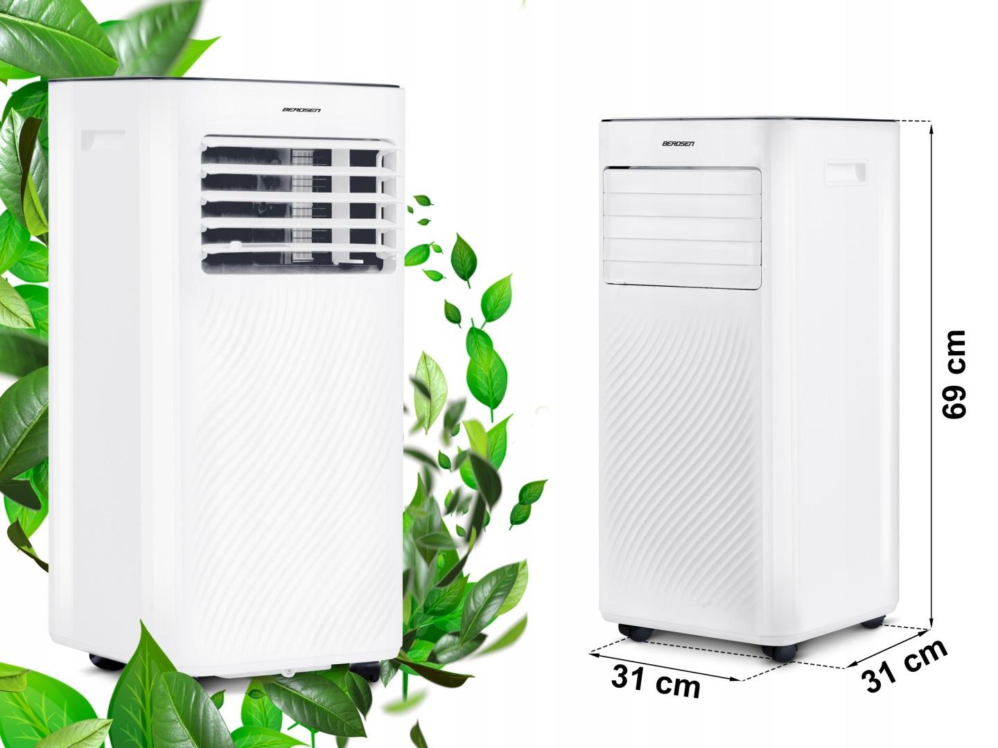 Detail produktu Mobilná klimatizácia 9000 BTU s tesnením do okna Berdsen BD-582 J-358200-359900