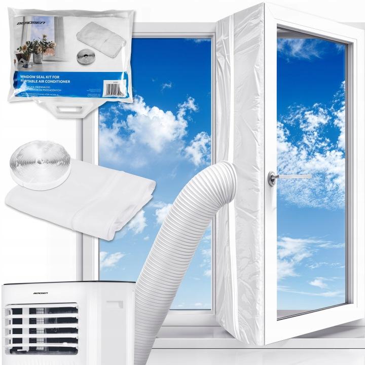 Detail produktu Mobilná klimatizácia 9000 BTU s tesnením do okna Berdsen BD-582 J-358200-359900