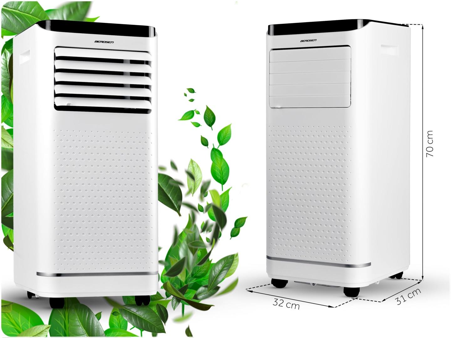 Detail produktu Mobilná klimatizácia s odvlhčovaním 9000 BTU + okenné tesnenie J-358300-359900