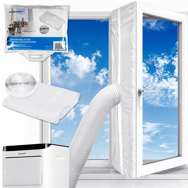 Detail produktu Mobilná klimatizácia s odvlhčovaním 9000 BTU + okenné tesnenie J-358300-359900