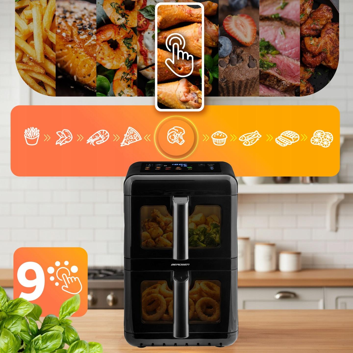 Detail produktu teplovzdušná fritéza, 3000 W J-366300