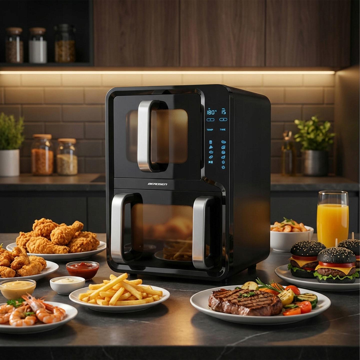 Detail produktu teplovzdušná fritéza, 2800W J-366400