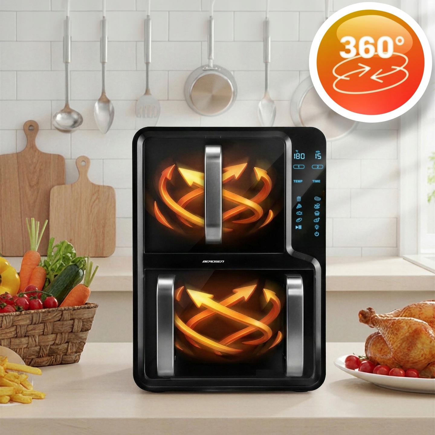 Detail produktu teplovzdušná fritéza, 2800W J-366400