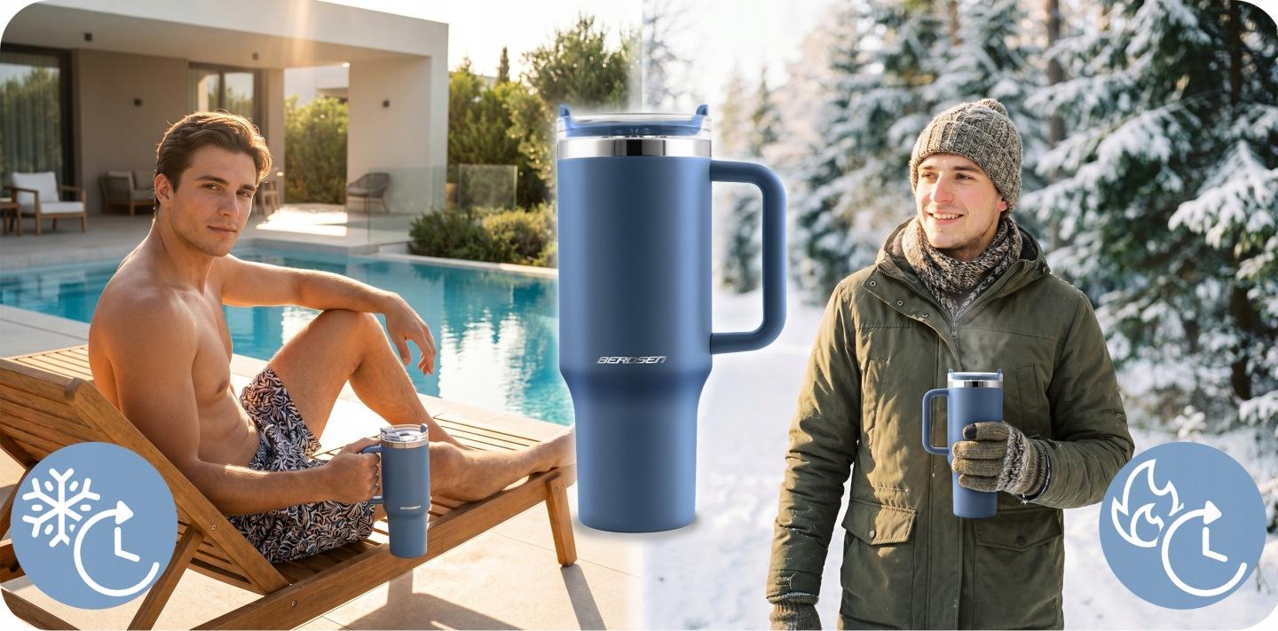 Detail produktu Termohrnček so slamkou 1180 ml J-378801