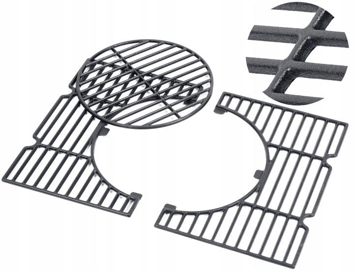 Detail produktu Záhradný gril na drevené uhlie s poklopom, komínom a liatinovým roštom Berdsen BD-893 J-389300