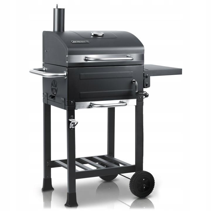 Záhradný gril na uhlie s poklopom a teplomerom Berdsen BD-894 J-389400