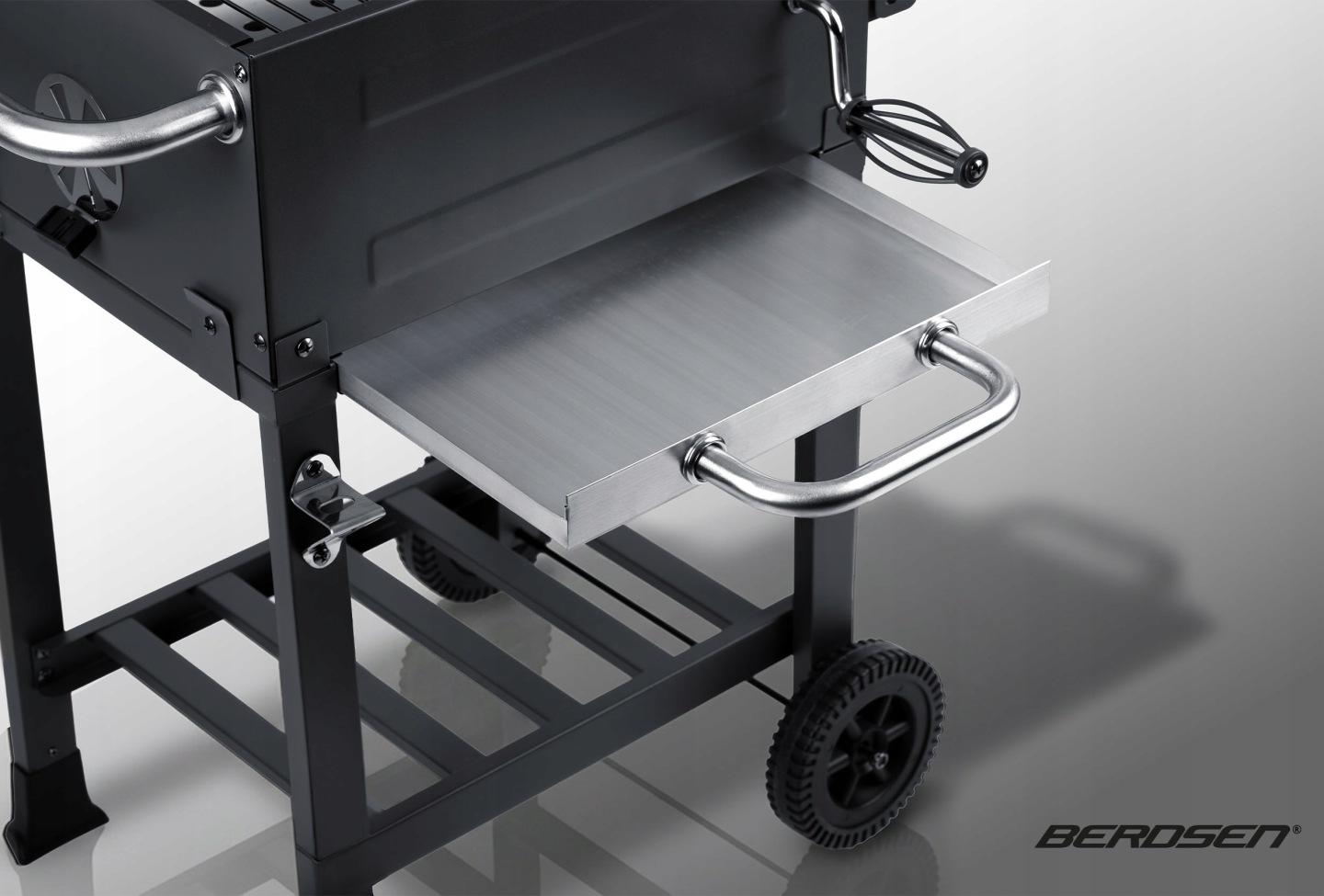 Detail produktu Záhradný gril na uhlie s poklopom a teplomerom Berdsen BD-894 J-389400