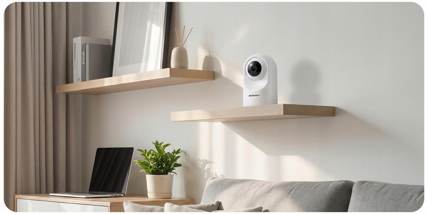 Detail produktu Otočná vnútorná Wi-Fi IP kamera 5 Mpx Berdsen BD-941 J-394100