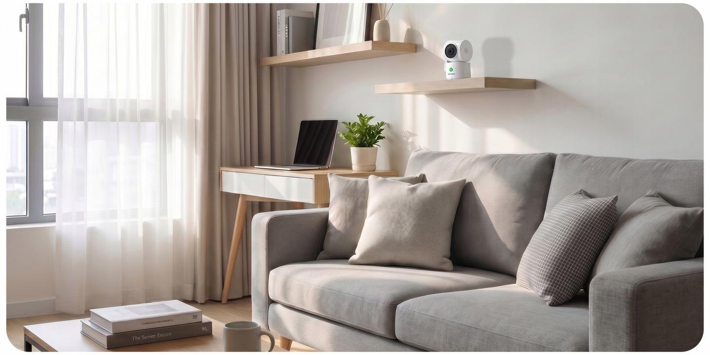 Detail produktu Otočná Wi-Fi IP kamera 3 Mpx do interiéru Berdsen BD-942 J-394200