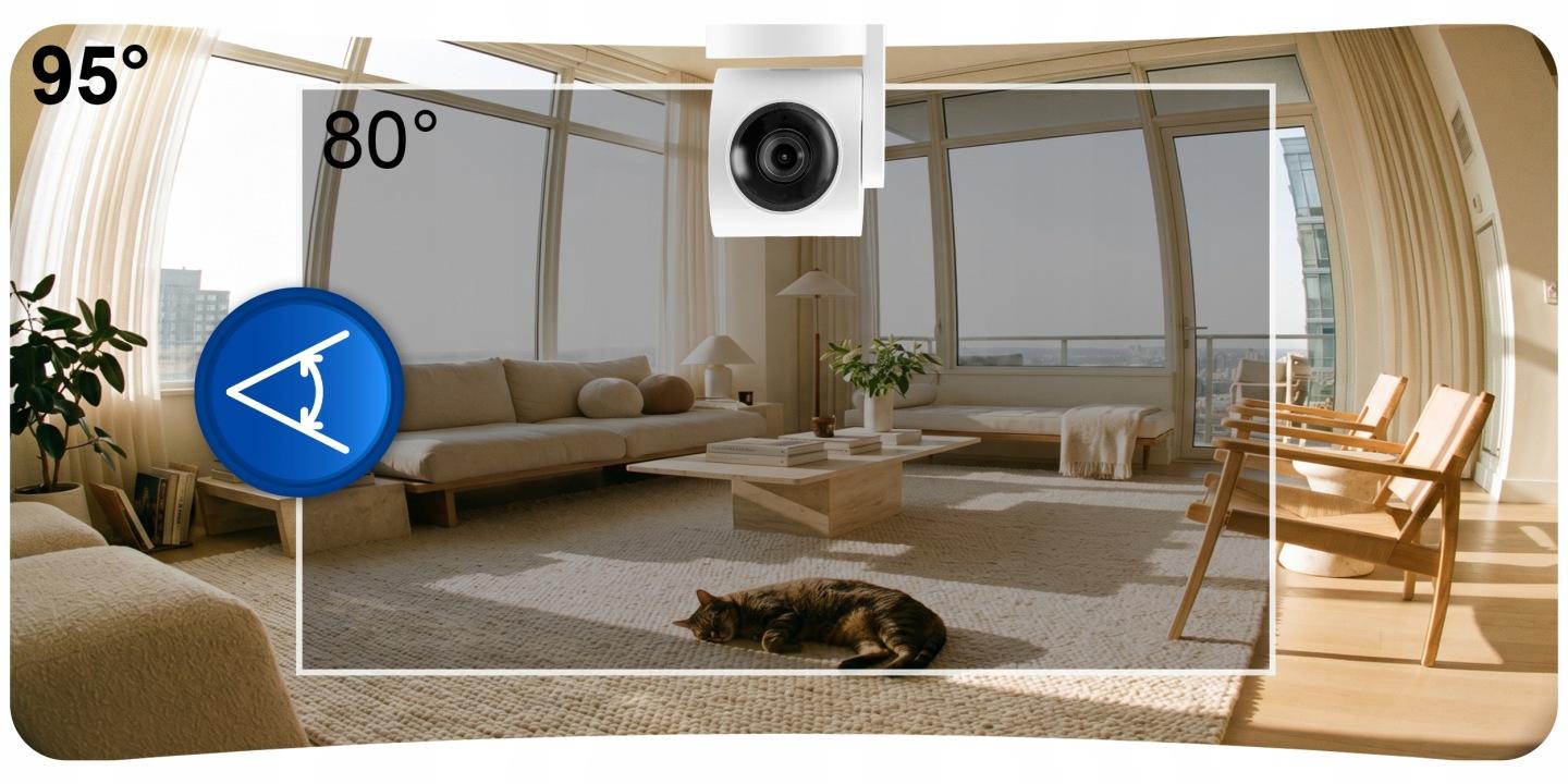 Detail produktu Otočná Wi-Fi IP kamera 3 Mpx do interiéru Berdsen BD-942 J-394200