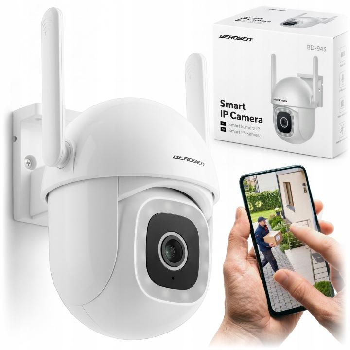 Vonkajšia otočná Wi-Fi IP kamera 5 Mpx Berdsen BD-943 J-394300