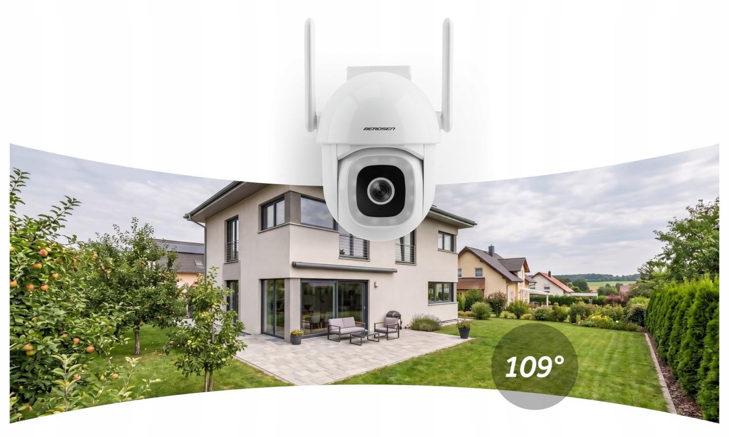 Detail produktu Vonkajšia otočná Wi-Fi IP kamera 5 Mpx Berdsen BD-943 J-394300