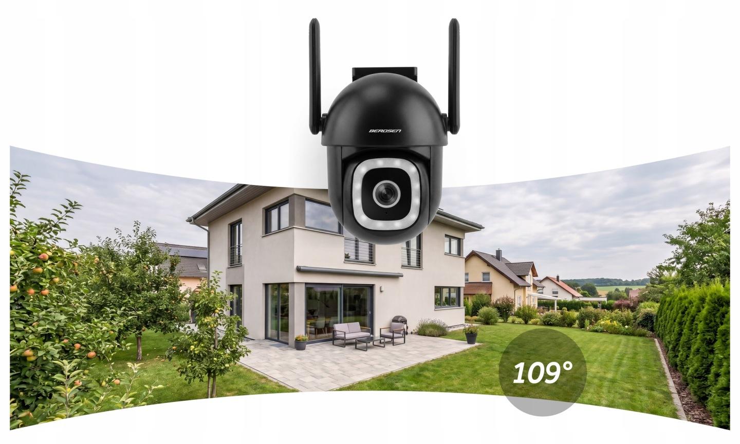 Detail produktu Vonkajšia otočná Wi-Fi IP kamera Berdsen BD-943 5 Mpx J-394301