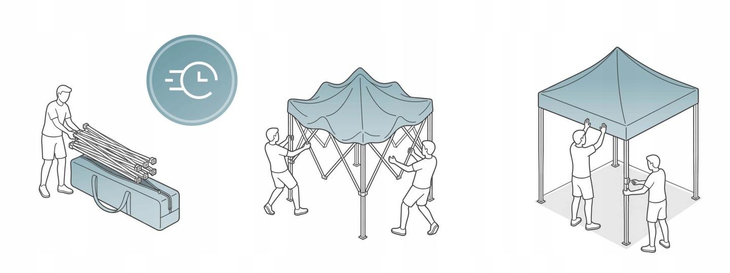 Detail produktu Záhradný altánok 3 × 6 m s 3 bočnicami čierny J-430100
