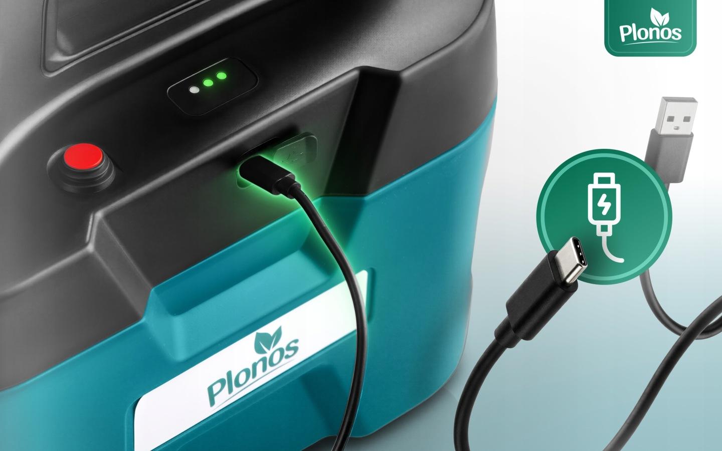 Detail produktu Akumulátorový tlakový postrekovač 5 l s nastaviteľnou tryskou Plonos PL-607 J-460700