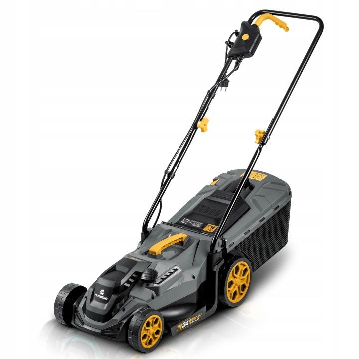 Detail produktu Elektrická kosačka na trávu Humberg HM-612 1400 W 34 cm so zberným košom 30 l J-561200