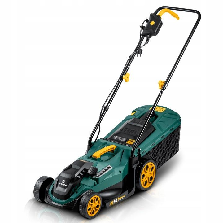 Detail produktu Elektrická kosačka na trávu Humberg HM-612 1400 W 34 cm so zberným košom 30 l J-561201