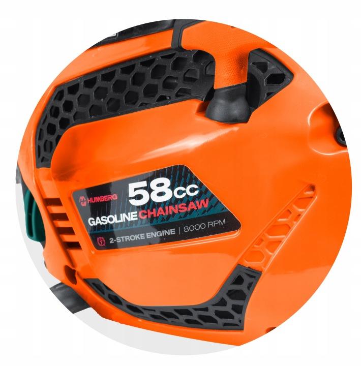 Detail produktu Benzínová reťazová píla na drevo Humberg HM-660 16"/20" J-566000