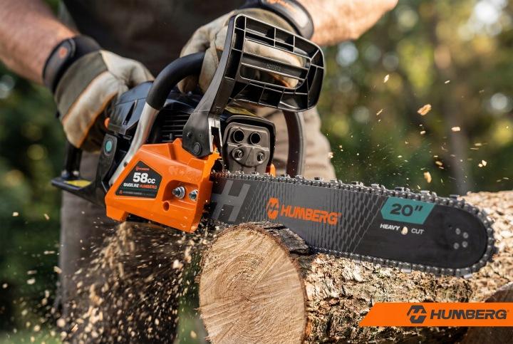 Detail produktu Benzínová reťazová píla na drevo Humberg HM-660 16"/20" J-566000